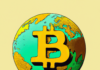 Bitcoin Adoption In Developing Countries: Opportunities And Challenges Digital art of the bitcoin logo sitting on top of a globe.