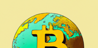 Bitcoin Adoption In Developing Countries: Opportunities And Challenges Digital art of the bitcoin logo sitting on top of a globe.