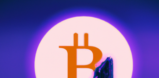 What Are The Basics Of A DCA Crypto Investment Strategy? Digital art of a whale with the Bitcoin logo in the background.