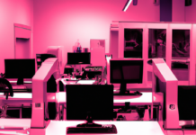 Smart Contracts on the Ethereum Network: A Complete Overview Digital art of a computer lab.